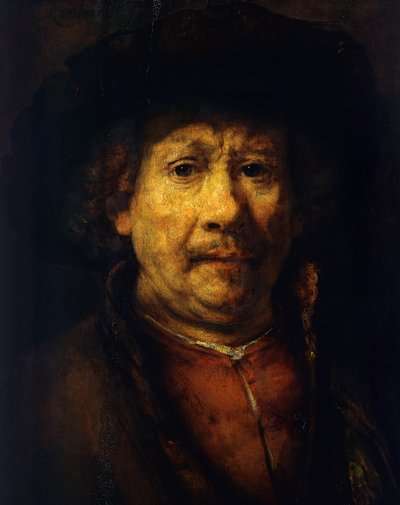 Zelfportret door Rembrandt Harmensz. van Rijn