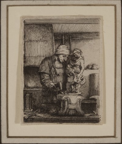 De goudsmid door Rembrandt van Rijn