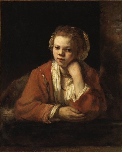 Het keukenmeisje door Rembrandt van Rijn