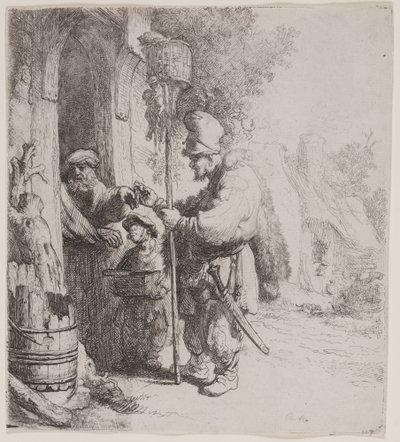 De rattenvanger door Rembrandt van Rijn