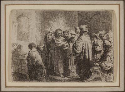 De belastingpenning, c.1635 door Rembrandt van Rijn