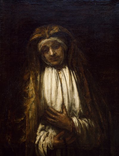 De Maagd van Verdriet door Rembrandt Harmensz. van Rijn
