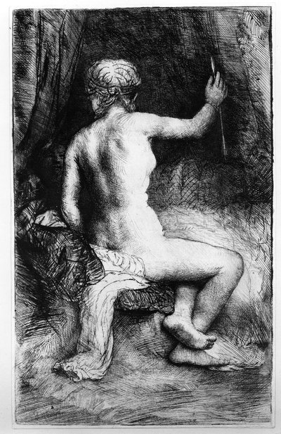 De Vrouw met de Pijl door Rembrandt van Rijn