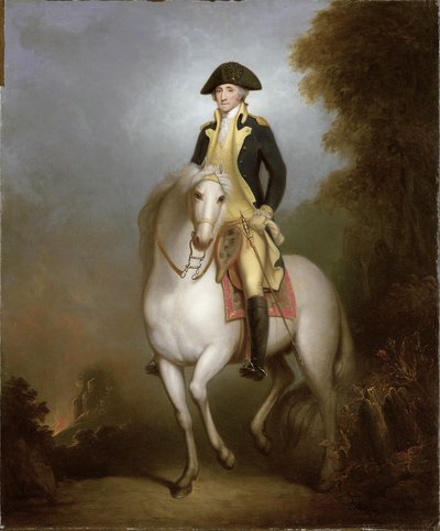 Ruiterportret van George Washington door Rembrandt Peale