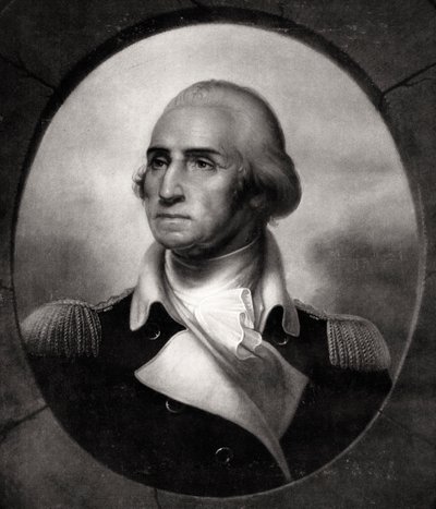 George Washington, 19e eeuw door Rembrandt Peale