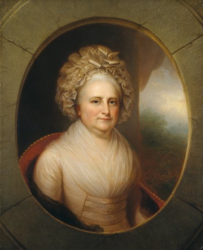 Martha Washington door Rembrandt Peale
