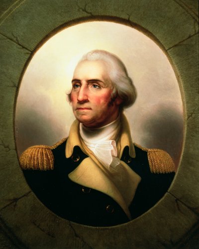 Portret van George Washington door Rembrandt Peale