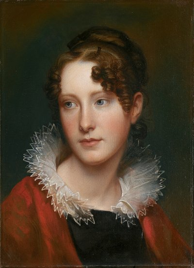 Portret van Rosalba Peale door Rembrandt Peale