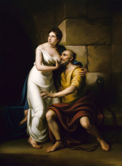 De Romeinse dochter door Rembrandt Peale