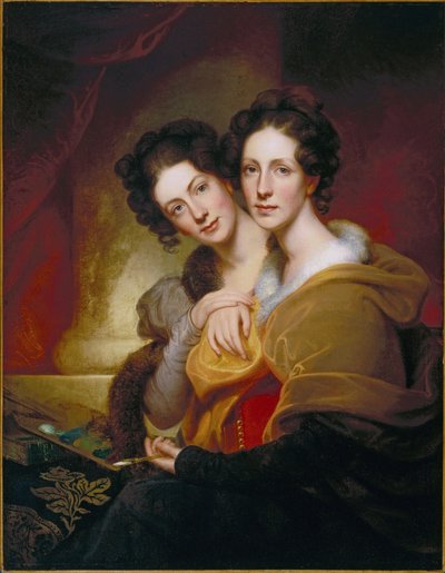 De Zusters (Eleanor en Rosalba Peale) door Rembrandt Peale