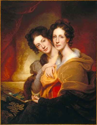 De Zusters (Eleanor en Rosalba Peale) door Rembrandt Peale