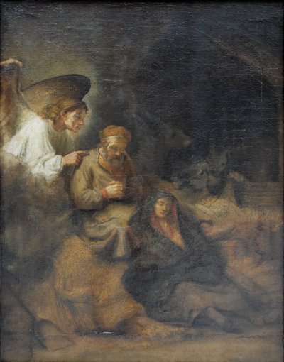 Jozefs droom door Rembrandt and workshop