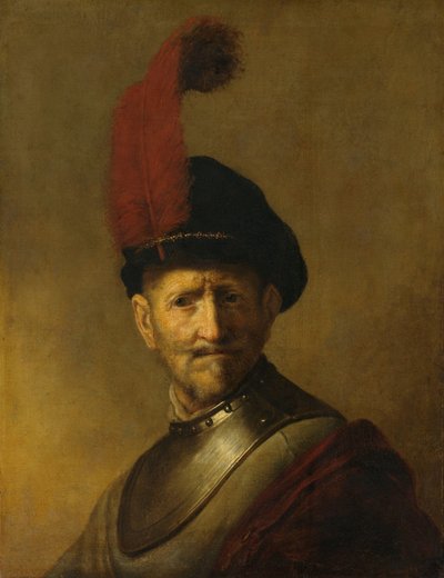 Portret van een man, misschien Rembrandts vader, Harmen Gerritsz van Rijn door Rembrandt van Rijn (copy after)