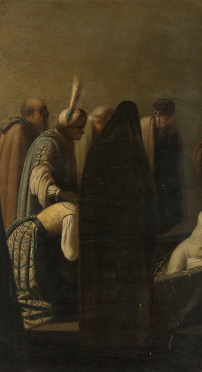 De Opwekking van Lazarus door Rembrandt van Rijn (school of)