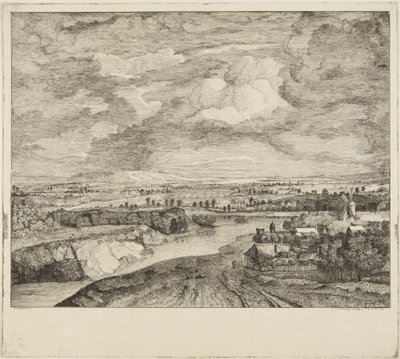 ‘---- Onweer’ naar Rembrandt door Rembrandt van Rijn