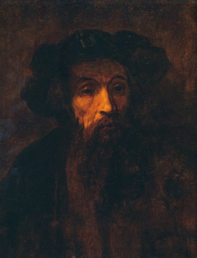 Een bebaarde man met een pet, 1657, 1903 door Rembrandt van Rijn