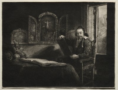 Abraham Francen, Apotheker, c. 1657 door Rembrandt van Rijn