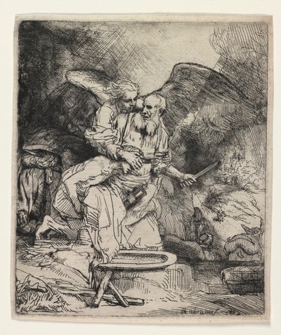 Abrahams Offer door Rembrandt van Rijn