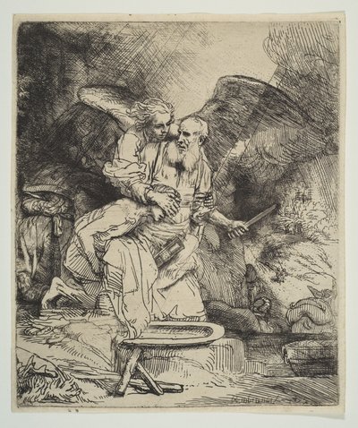 Abrahams offer door Rembrandt van Rijn
