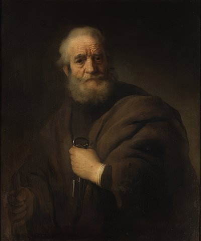 Apostel Petrus. 1632 door Rembrandt van Rijn