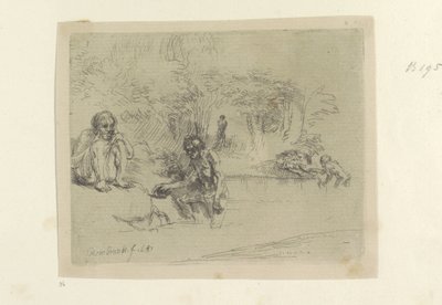 Baders door Rembrandt van Rijn