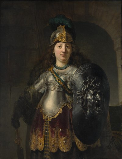 Bellona, 1633 door Rembrandt van Rijn