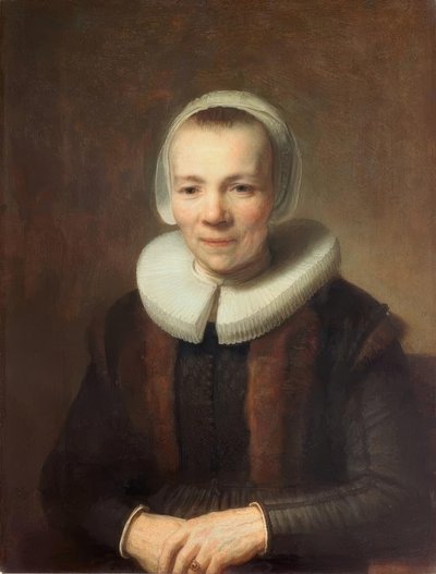 Portret van Baertje Martens door Rembrandt van Rijn