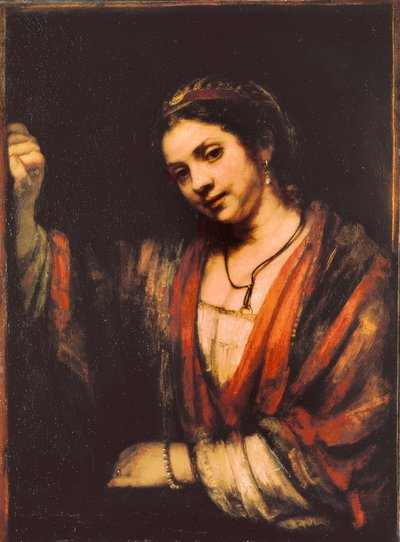 Portret van Hendrickje Stoffels door Rembrandt van Rijn