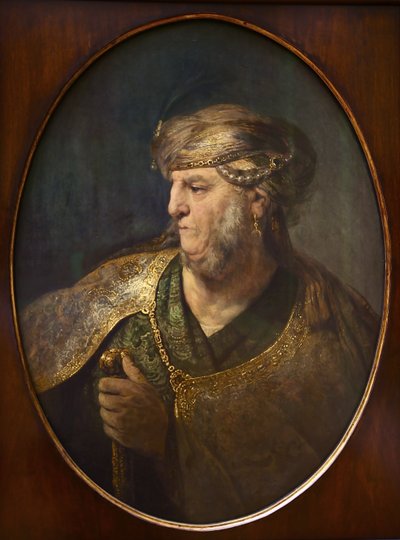 Buste van een Man in Oriëntaalse Kleding, 1633 door Rembrandt van Rijn