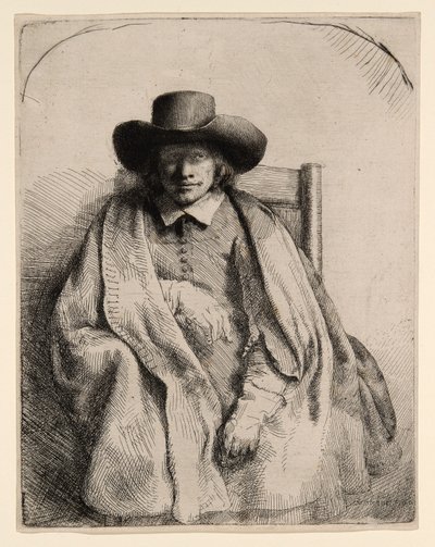 Clement de Jonghe, Prentverkoper door Rembrandt van Rijn