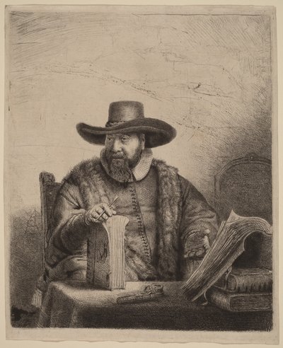 Cornelis Claesz Anslo door Rembrandt van Rijn