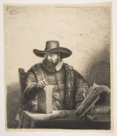 Cornelis Claesz Anslo, Predikant door Rembrandt van Rijn