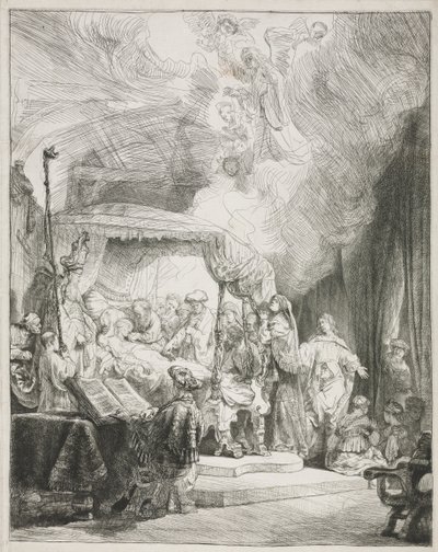 Dood van de Maagd door Rembrandt van Rijn