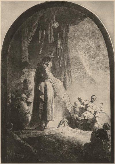 De opwekking van Lazarus door Rembrandt van Rijn