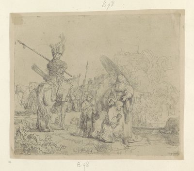 Doop van de kamerling door Rembrandt van Rijn