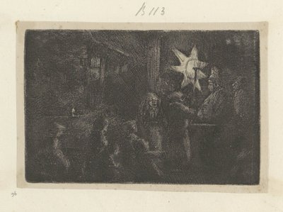 Driekoningen: een nachtstuk door Rembrandt van Rijn