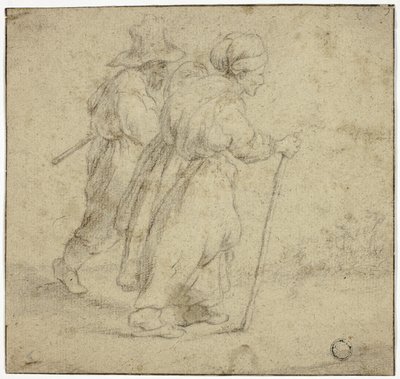 Bejaard Boerenkoppel door Rembrandt van Rijn