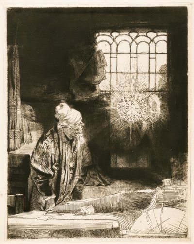Faust door Rembrandt van Rijn