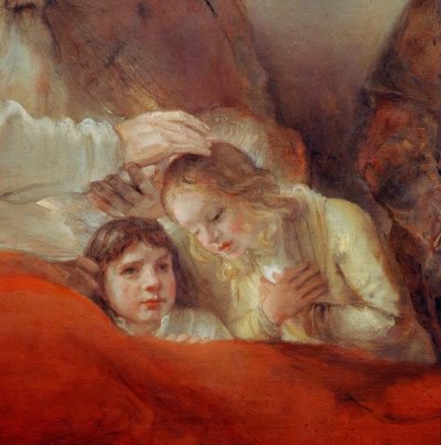 Jakobs zegen door Rembrandt van Rijn