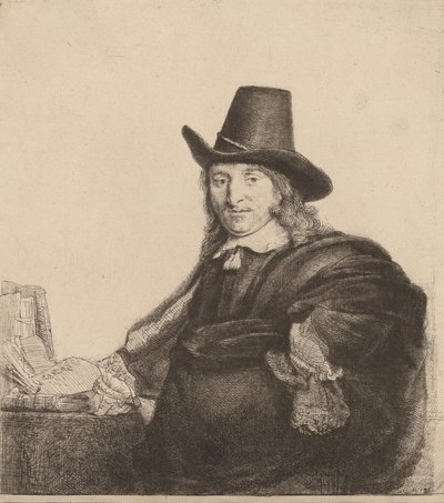 Jan Asselijn, c. 1647 door Rembrandt van Rijn