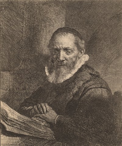 Jan Cornelisz. Sylvius (1633) door Rembrandt van Rijn