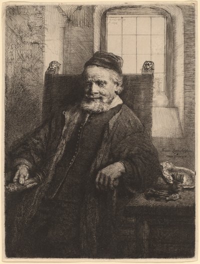 Jan Lutma door Rembrandt van Rijn