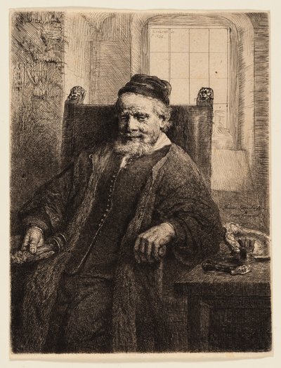 Jan Lutma, Goudsmid door Rembrandt van Rijn