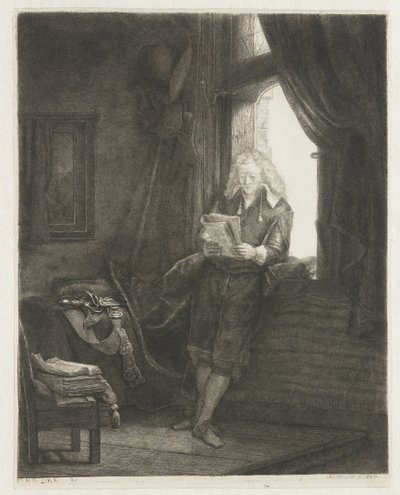 Jan Six door Rembrandt van Rijn
