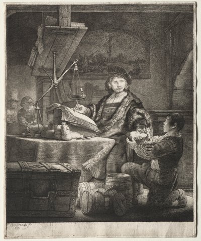 Jan Uytenbogaert door Rembrandt van Rijn
