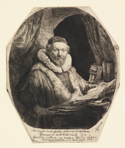 Jan Uytenbogaert, Predikant door Rembrandt van Rijn