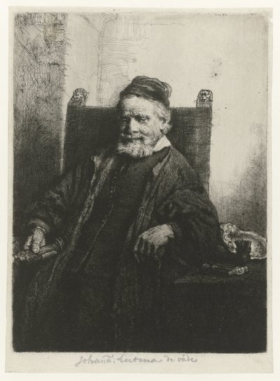 Johannes Lutma door Rembrandt van Rijn