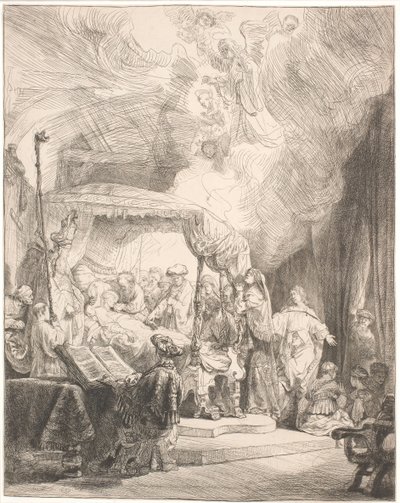 De dood van de Maagd Maria door Rembrandt van Rijn