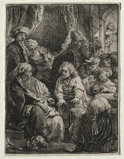 Jozef vertelt zijn dromen, 1638 door Rembrandt van Rijn