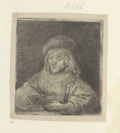 Kaartspeler door Rembrandt van Rijn